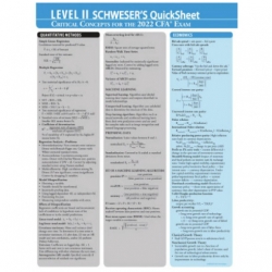 CFA 2022 Level 2 Quicksheet